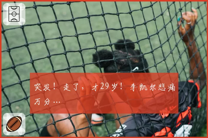 突发！走了，才29岁！李凯尔悲痛万分…